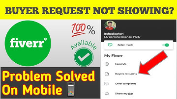 WHY BUYER REQUEST IN FIVERR NOT SHOWING | BUYER REQUEST OPTION NOT SHOWING | BUYER REQUEST IN FIVERR