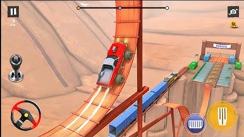 Car Stunt Race Master Simulator Mega Ramp Impossible Monster Bus Driving - Android GamePlay