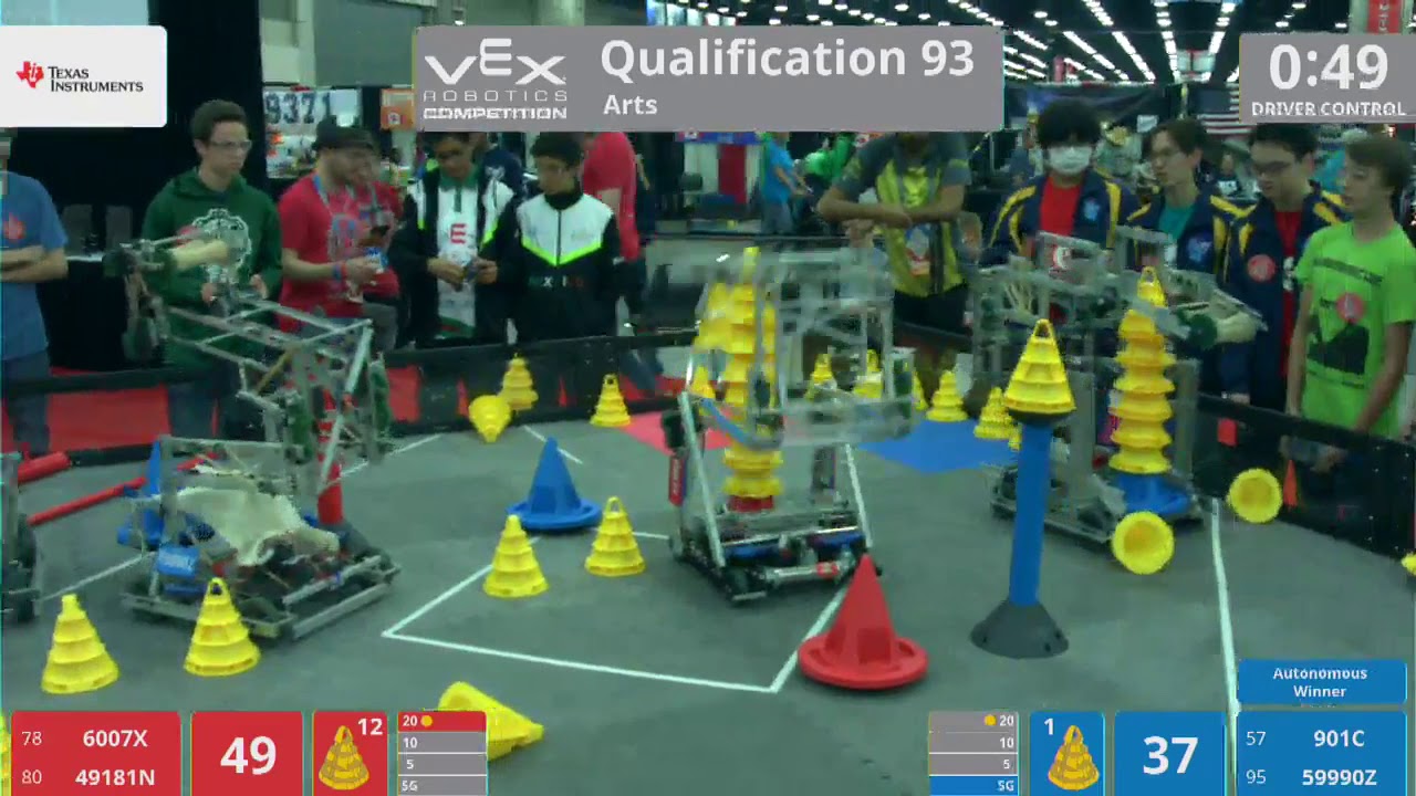 2018 VRC Arts Q93 - 6007X 49181N vs 901C 59990Z - 82 to 68