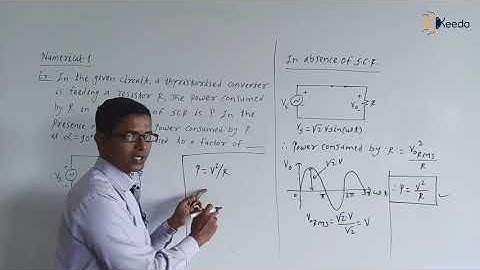 Mastering Single Phase Half Wave Controlled Rectifier | Power Electronics GATE Numerical 1