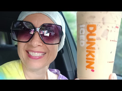 ASMR ☕🎨 COFFEE & COSMETICS #dunkindonuts #elf #patrickstar