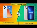 Xiaomi Redmi 12 VS I Phone 13 Mini - Full Comparison ⚡Which one is Best