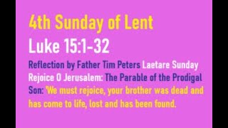 Luke 15: The Parable of the Prodigal Son, The Gospel of Luke, Catholic Bible Study, Fr. Tim Peters