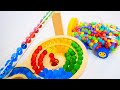 Marble Run Race ASMR☆HABA Slope Transparent car #66