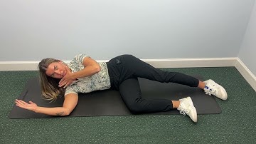 DNS 4.5 Month Sidelying | Shoulder and Neck Stability Exercise | Livonia Chiropractor