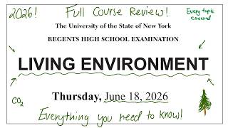JUNE 2026 Ultimate Living Environment Regents Review | EVERYTHING YOU NEED TO KNOW (every topic)