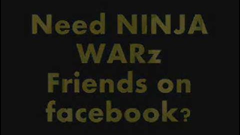 Ninja Warz on facebook