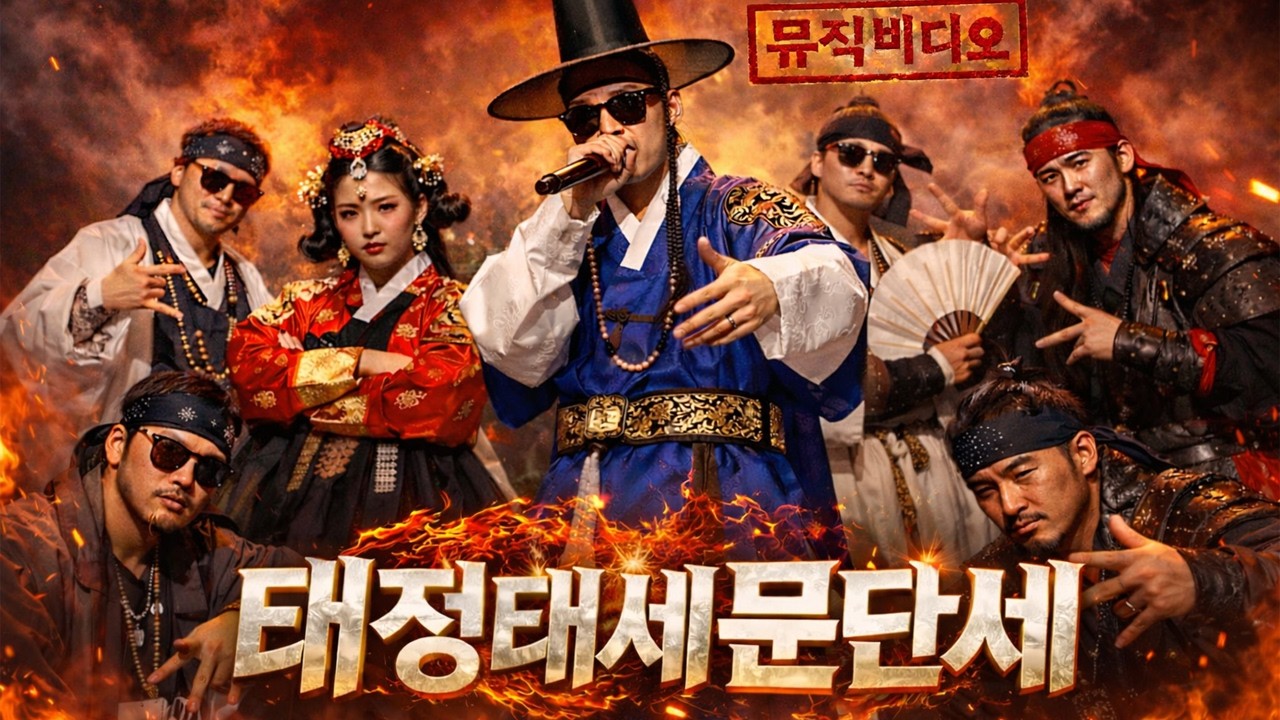 태정태세문단세 힙합 뮤직비디오 조선팝 조선힙합