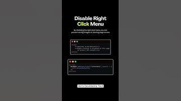 🚫 Disable Right-Click Like a Pro! 🖱️ | Easy Tech Tip 2025 💻||#shorts #short #coding #javascript #ai