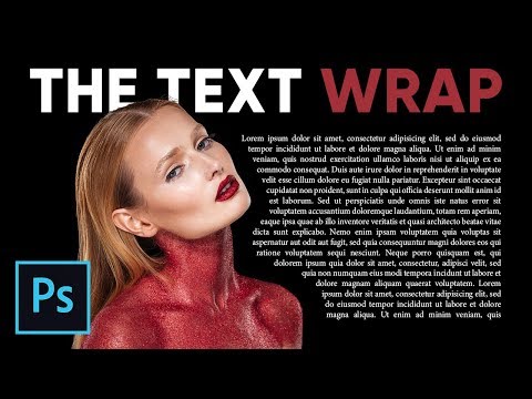 How to Wrap Text Around Image Like Magazines in Photoshop