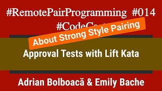 #RemotePairProgramming (Excerpt) Ep 014: Adi & Emily - Strong Style Pairing