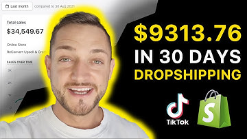 $9313.76 PROFIT in 30 Days Shopify Dropshipping (7 Lessons)