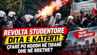🔴Revolta studentore në ditën e katërt : Çfarë po ndodh në Tiranë dhe në rrethe