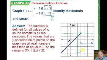 2.6 Piecewise Functions