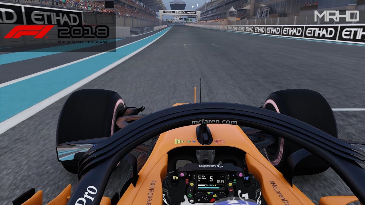 F1 2018 by Codemasters Alonso Onboard Abu Dhabi