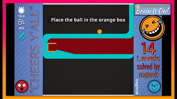 Brain It On! Community 14 Puzzle Solutions in 4K "CHEERS Y