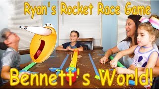 Ryan'S Rocket Race Game-Tanner VS Mommy!!