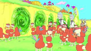 Gravity Falls Rick And Morty - When Portals Collide