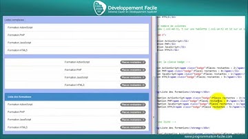 Comment ajouter rapidement des listes avec le Framework BootStrap 3