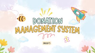 CSC435 - DONATION MANAGEMENT SYSTEM