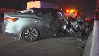 Wrong-way driver causes rollover crash on Gulf Freeway, police say