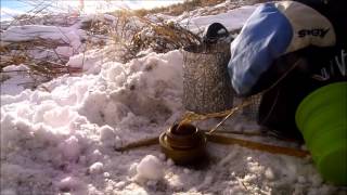 Trangia pot stand with mittens