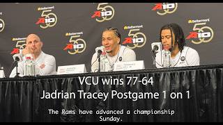 Jadrian BAM Tracey With Awadd After a VCU Win