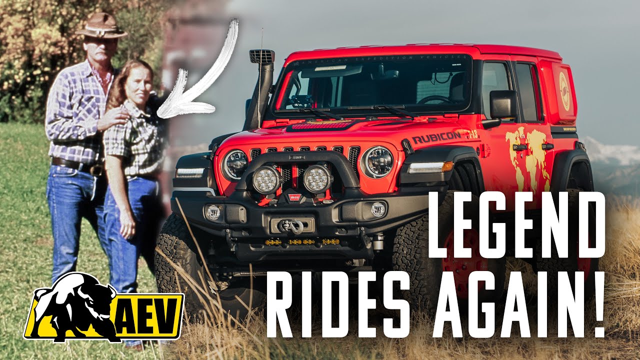 This Jeep Legend is Racing the Rebelle Rally in a AEV JL370 Wrangler!