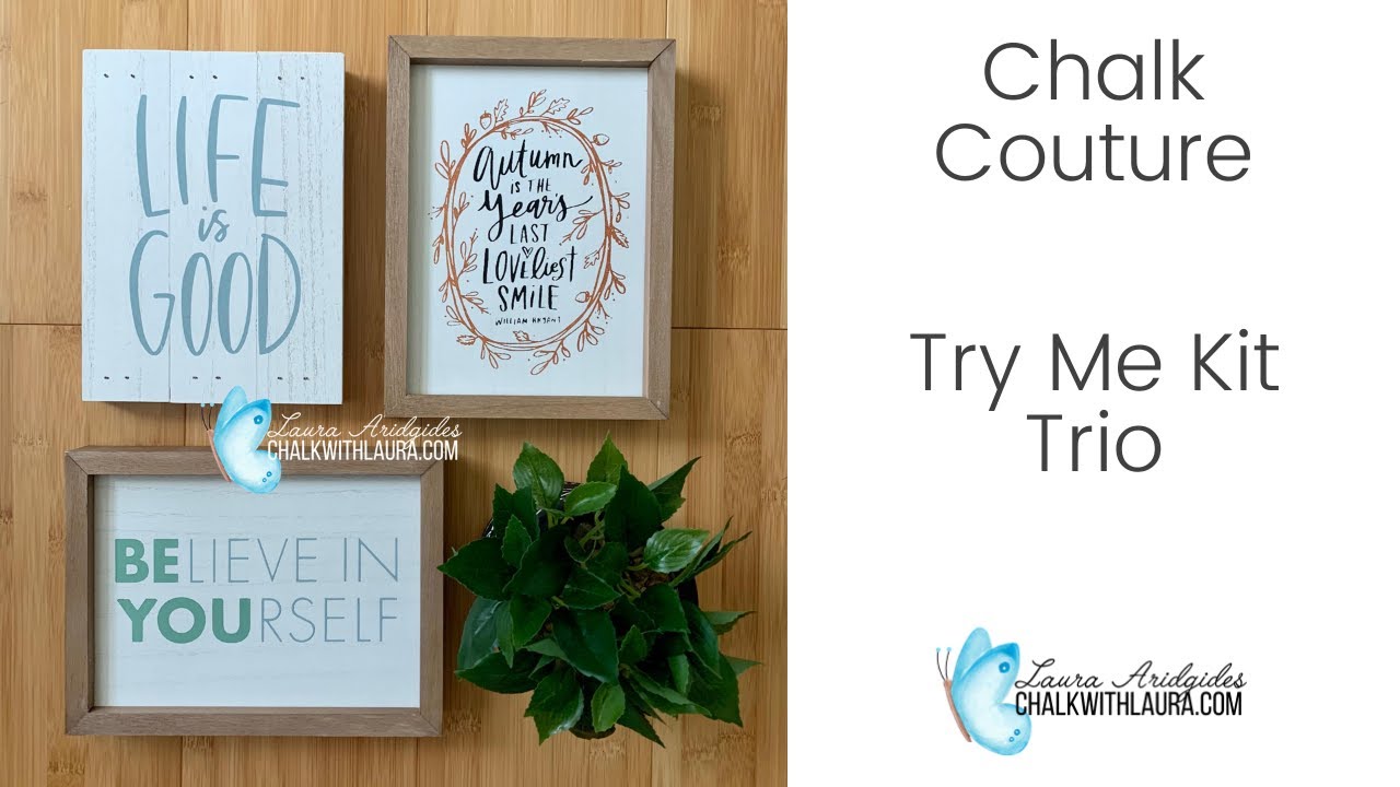 Chalk Couture Try Me Kit Trio YouTube