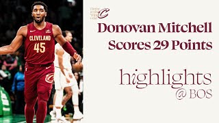 Donovan Mitchell Highlights at Boston | 12.12.2023