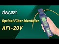 AFI-20V Optical Fiber Identifier Appearance Display and Use