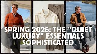 Spring 2026: The Quiet Luxury Essentials Sophisticated Men Over 40 Are Adopting