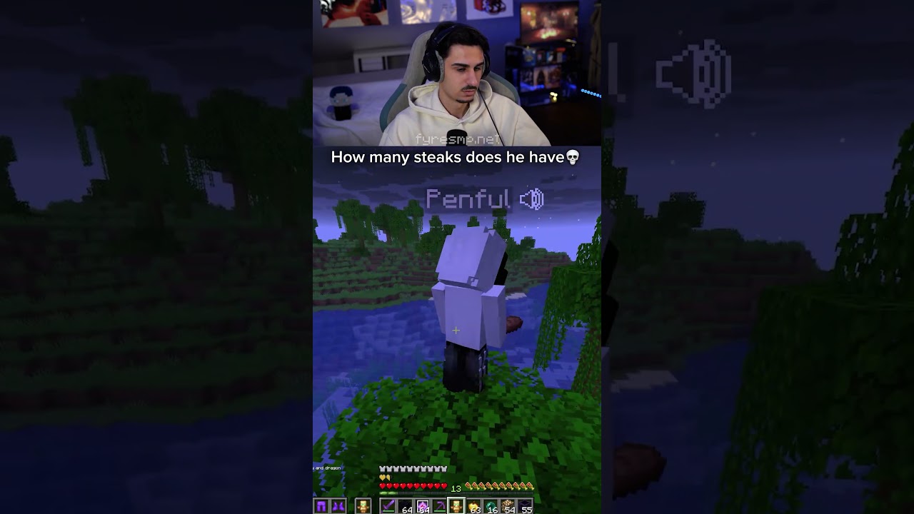 Why does bro have so much steak