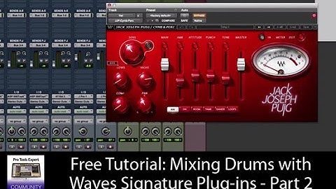 Free Tutorial: Mixing Drums with Waves Signature Plug-ins - Part 2