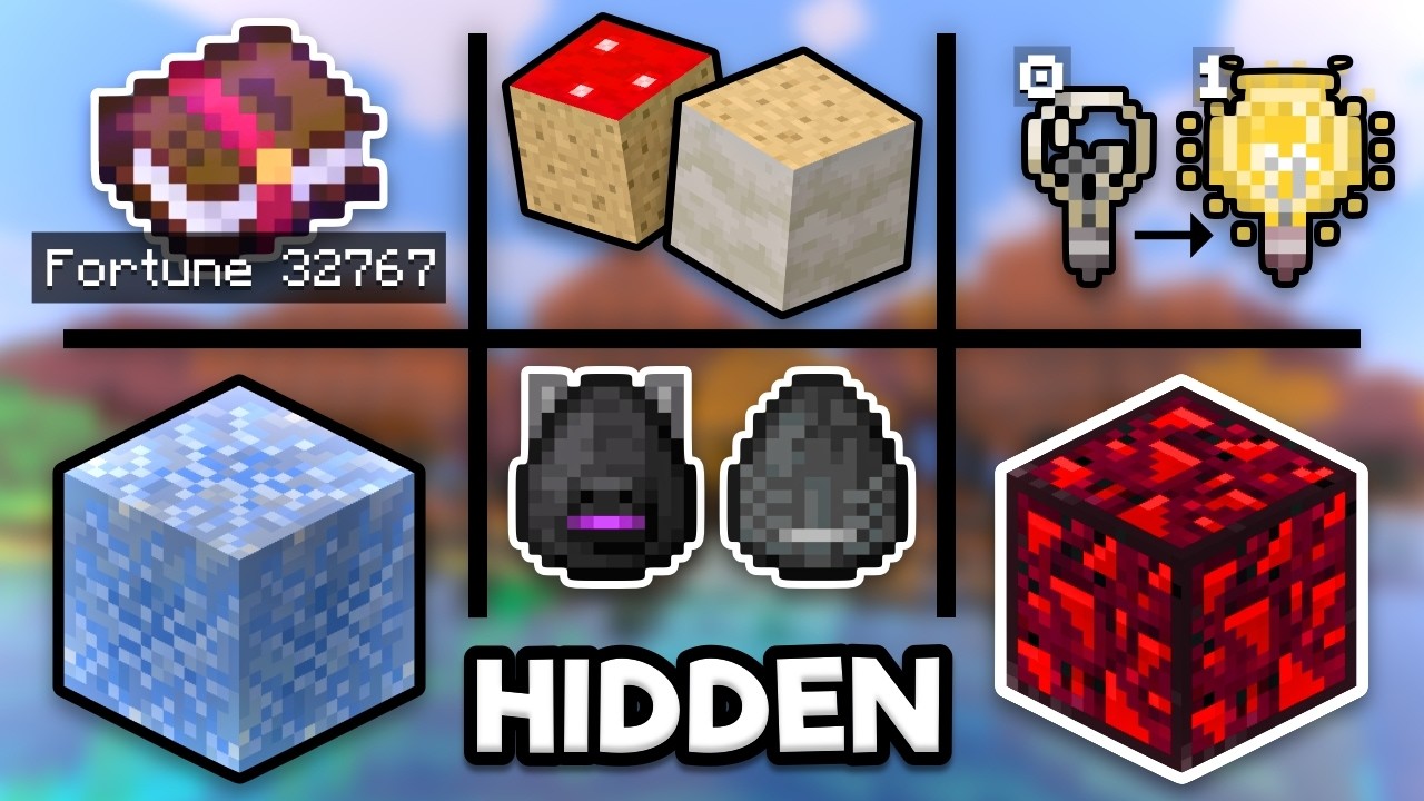 Minecraft Bedrock - SECRET BLOCKS & ITEMS in 26.40