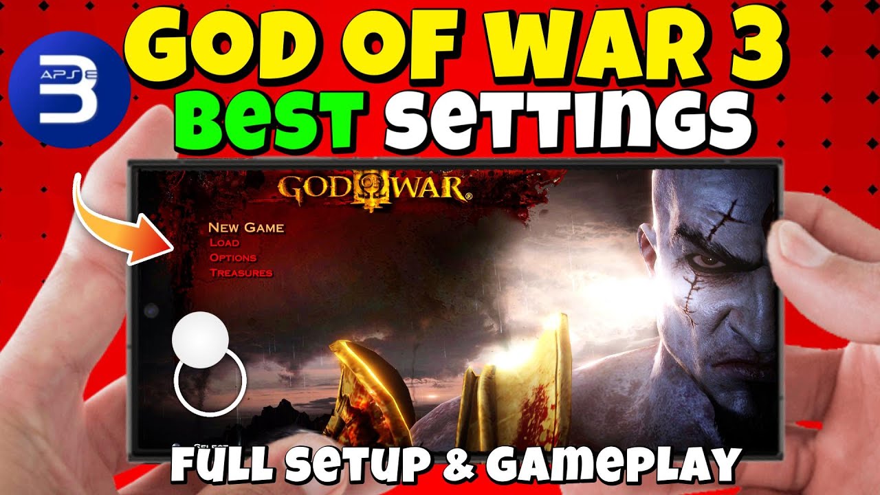 God Of War 3 on Android | Aps3e PS3 Emulator 1.35 | | Full Setup ...