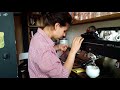 Rakieta Cafe, Warsaw, Poland - Making coffee - 2017-09-06