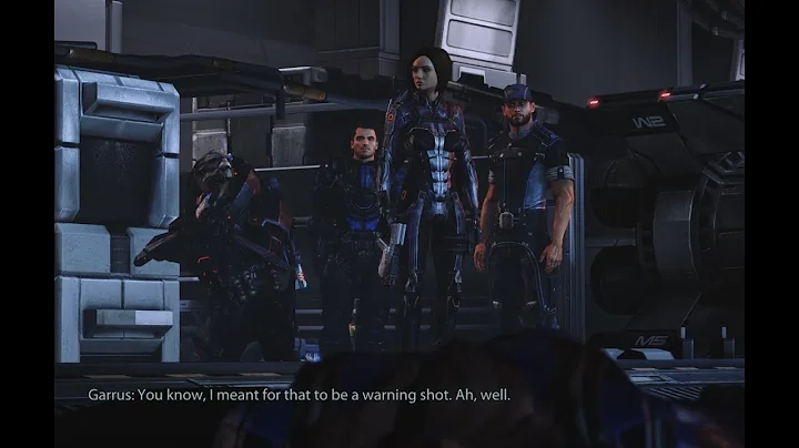 Mass Effect 3 Legendary Edition - Garrus misses his warning shot Citadel DLC