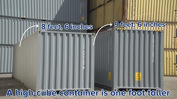 High-cube shipping containers from Interport in NJ
