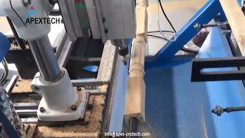 4 Axis Cnc Wood Lathe Machine With Turning Engraving Sanding Polishing Planner Function