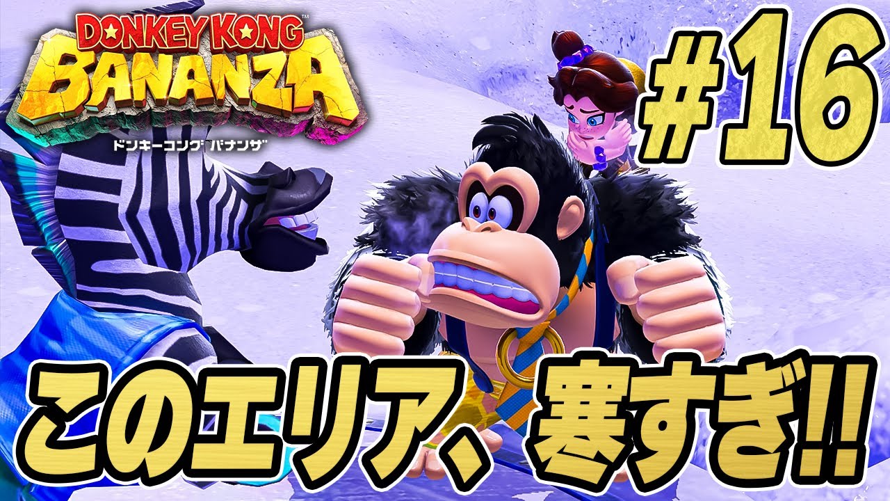 Underdressed in a Freezing Area: Donkey Kong Bonanza Let's Play