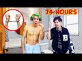 Handcuffed To My NEW ROOMMATE for 24 HOURS (GONE WRONG) | NichLmao