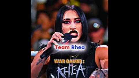 (Who Yall Got ?) 👀 Team Rhea Vs Team Liv WWE Survivor Series War Games 2024 Edit! 💢 #wwe #shorts