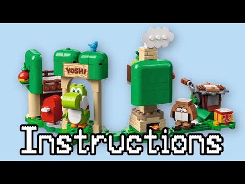 LEGO Super Mario: Yoshi’s Gift House set Instructions! | Set 71406