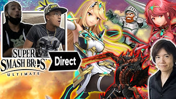 Pyra & Mythra Sakurai Direct Reaction