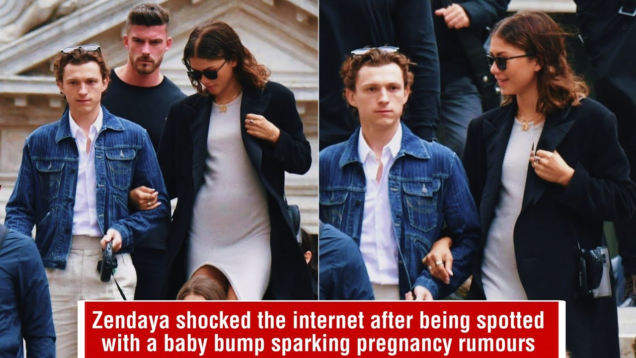 Zendaya sparked pregnancy rumours after being spotted with a baby bump
