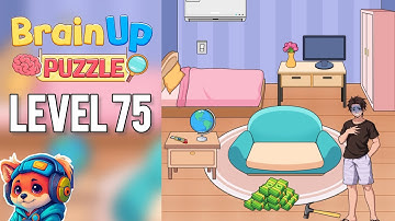 Brain Up Drama Puzzle – Level 75 help him hide all his money Walkthrough Solutions | iOS / Android