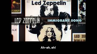Led Zeppelin - The Imigrant Song (Lyrics, Русский перевод) screenshot 1