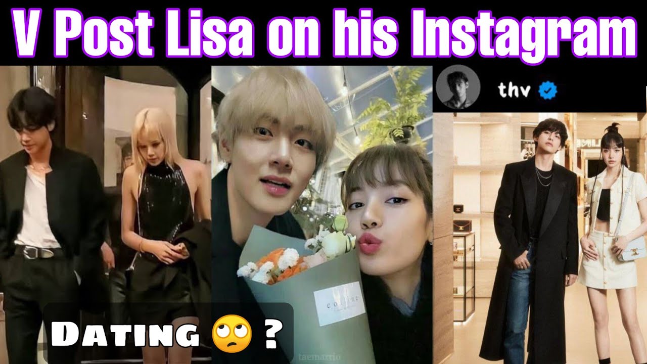 BTS' V, BLACKPINK Star Lisa Set Internet on Fire With Their Viral Photo  Amid Jennie Dating Rumours - News18