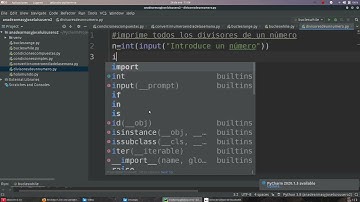 Divisores de un número bucles y condiciones Python TIC ESO Bachillerato IES Monterroso